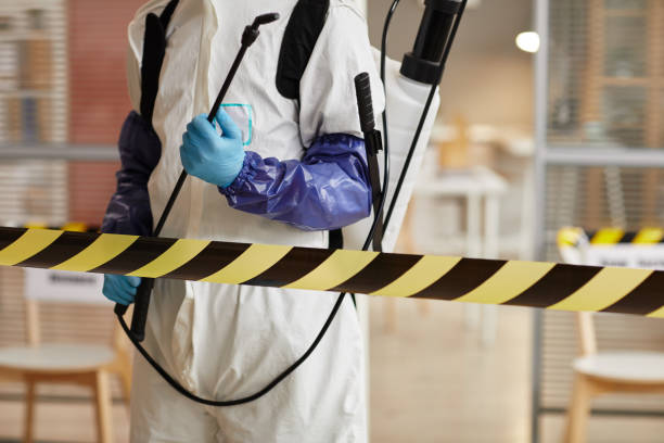 Professional Infectious Disease Decontamination technician working in Glen Rock, NJ